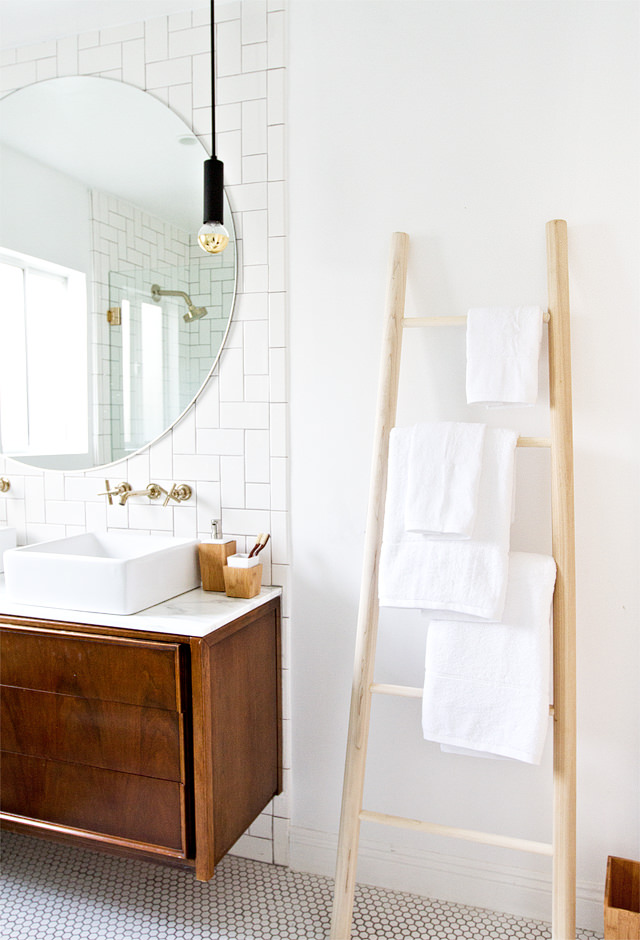 28 Bathroom Shelf Organizer With Towel Hooks Modern Farmhouse