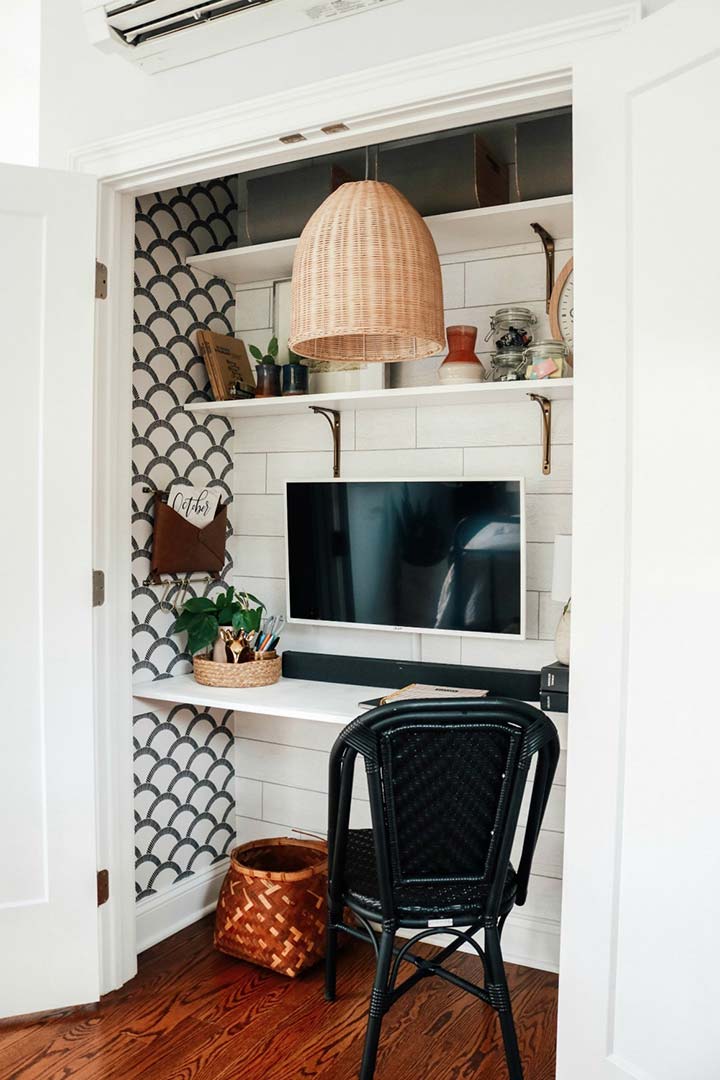 10 DIY Small Home Office Ideas for When You Have No Space