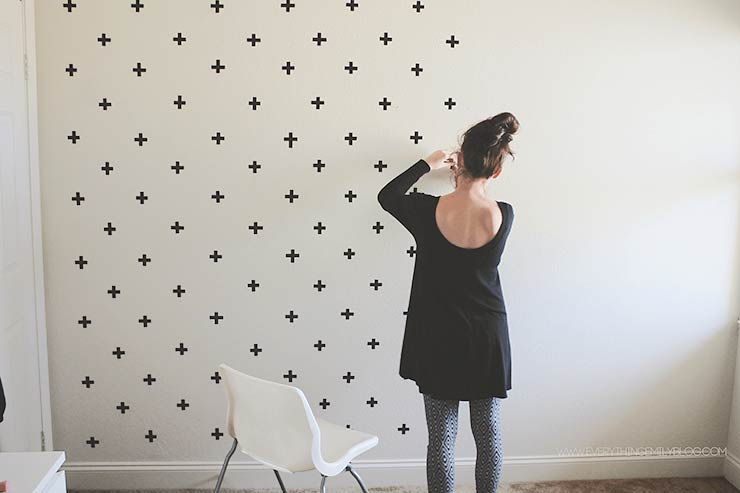 10 DIY Geometric Accent Wall Ideas OhMeOhMy Blog