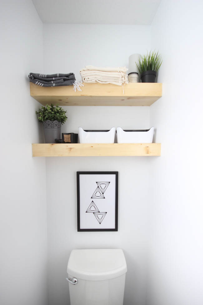 16 easy tutorials on building beautiful floating shelves and wall shelves!  Check out all the gorgeous bracket…