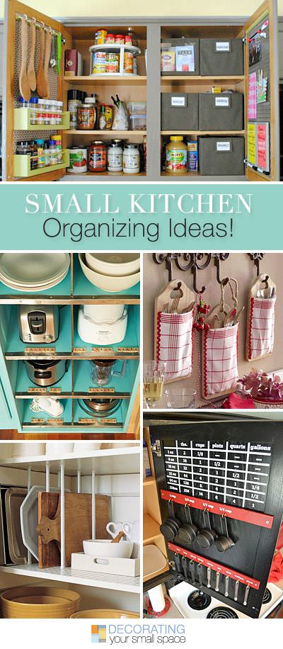 Small Kitchen Organizing Ideas • OhMeOhMy Blog