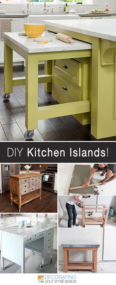 DIY Rolling Kitchen Island