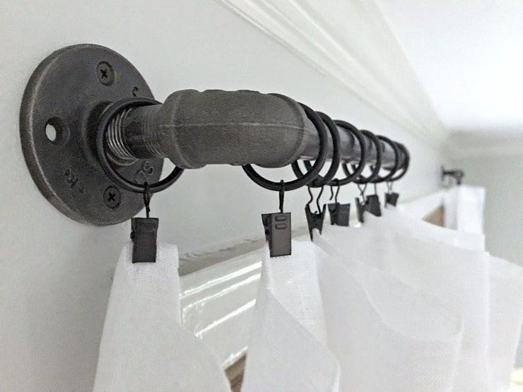 12 Fabulous DIY Curtains & Curtain Rods You Can Make! • OhMeOhMy Blog