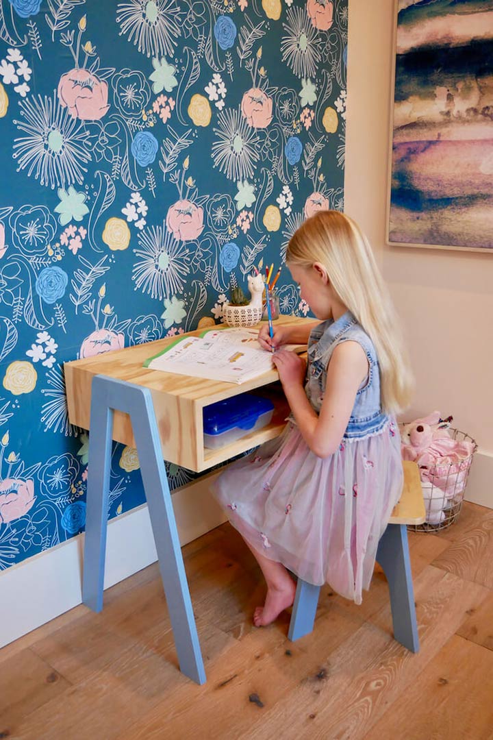 The Project Lady - DIY Simple Long School Desks