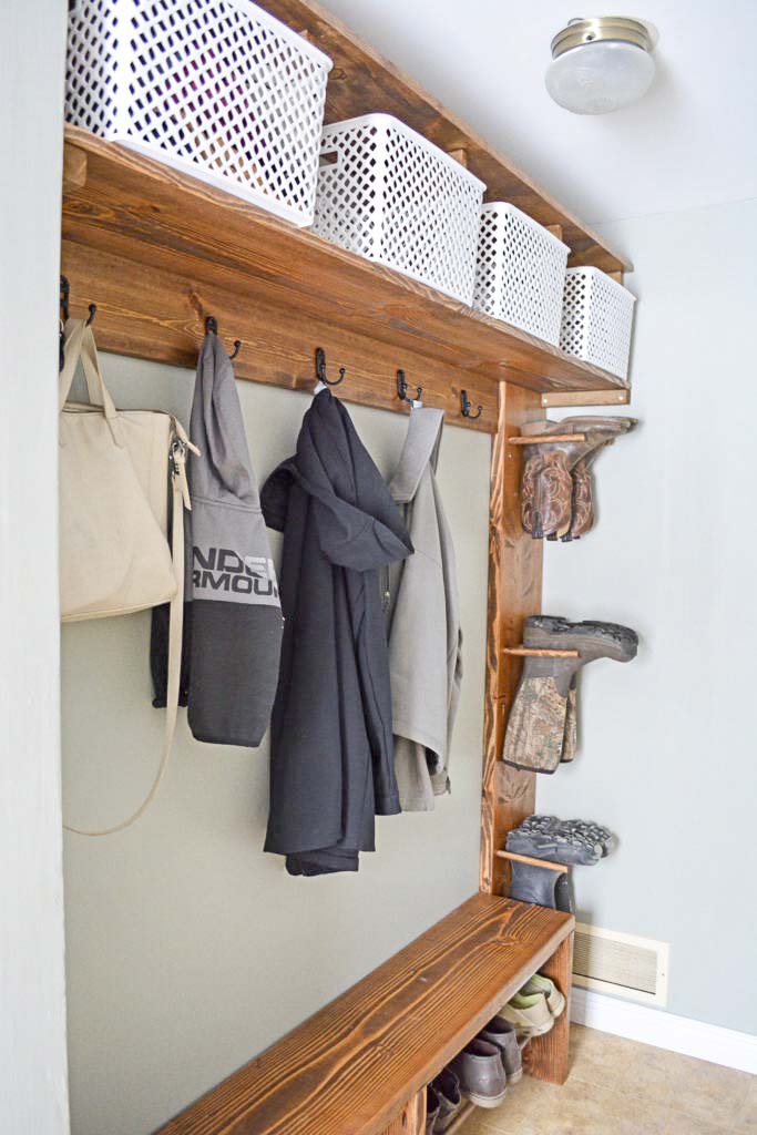 10 Easy Diy Mudroom Ideas To Organize Your Space Ohmeohmy Blog