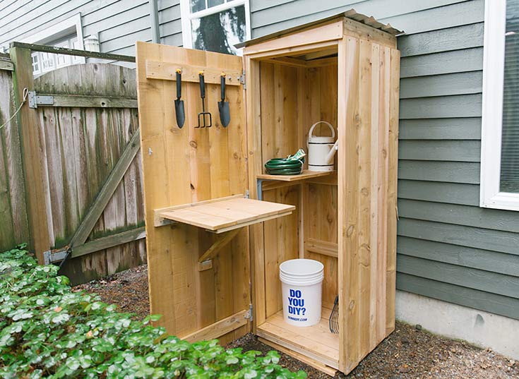 Super Easy Ways for Outdoor Storage Cabinet Organization