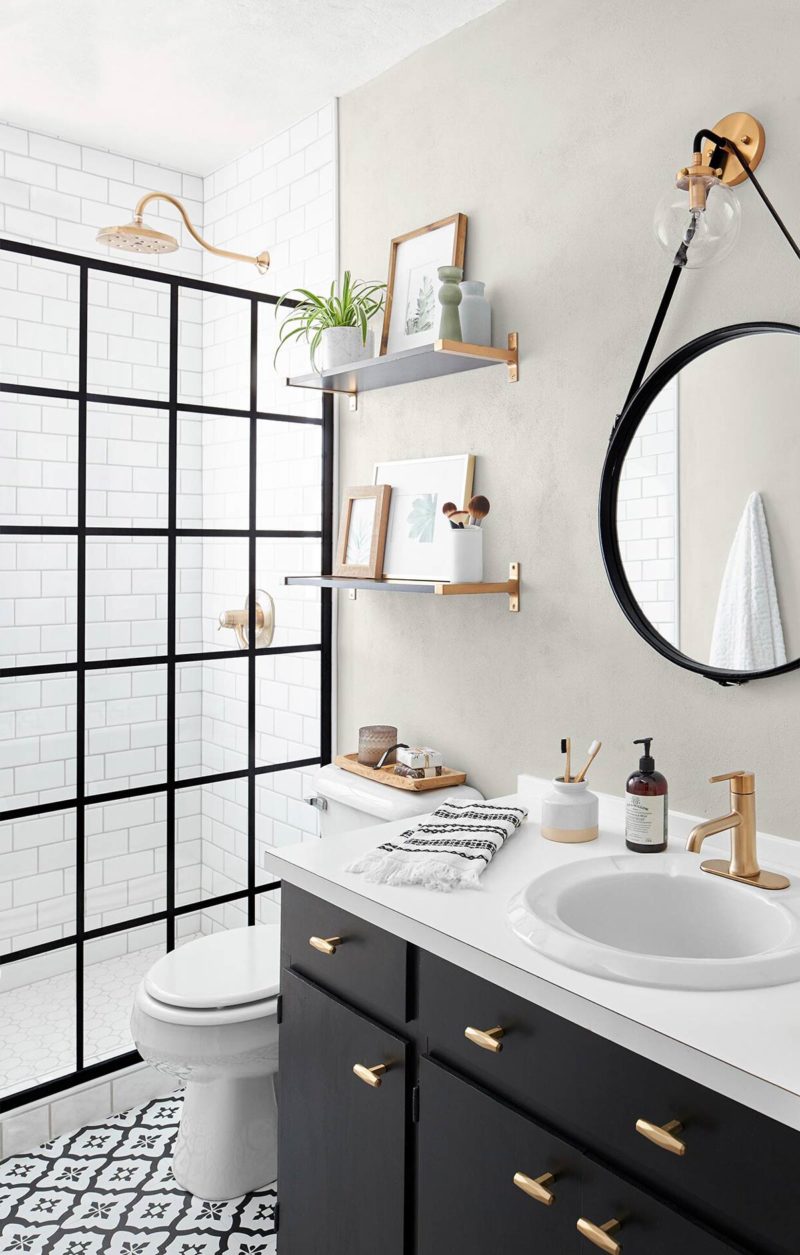 10 Pretty DIY Small Bathroom Makeovers & Budget Ideas • OhMeOhMy Blog