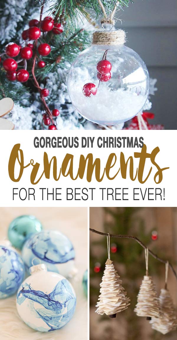 Gorgeous DIY Christmas Ornament Ideas for The Best Tree Ever ...