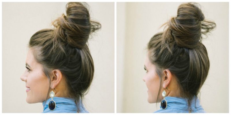 15 Easy Messy Bun Tutorials & Quick Updo Hairstyles • OhMeOhMy Blog