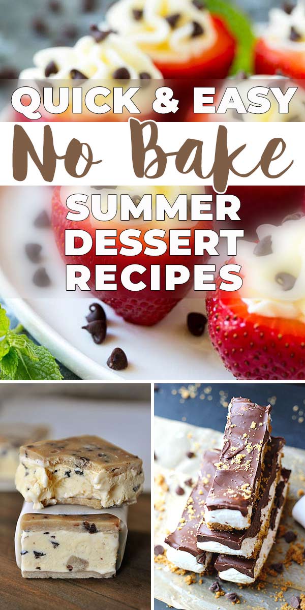 Quick & Easy No Bake Summer Dessert Recipes • OhMeOhMy Blog
