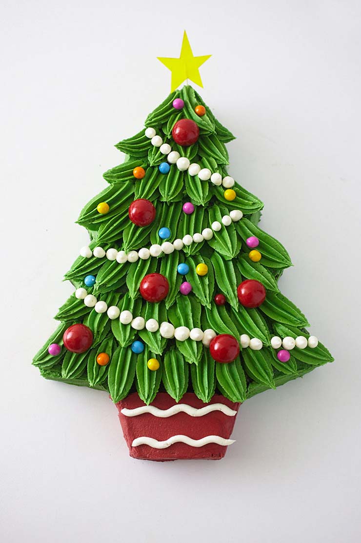 3D Christmas Tree Cake - Style Sweet