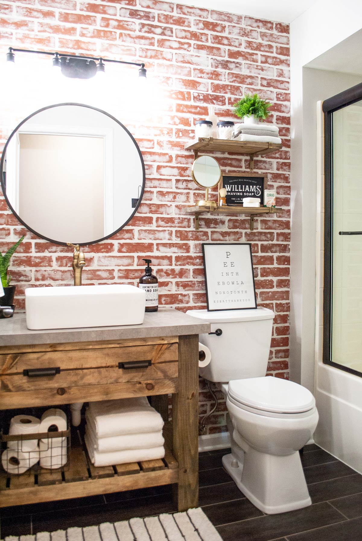 10 Pretty DIY Small Bathroom Makeovers & Budget Ideas • OhMeOhMy Blog