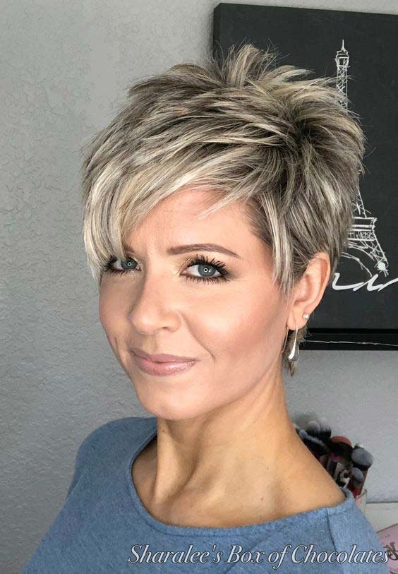 very short hairstyles over 50