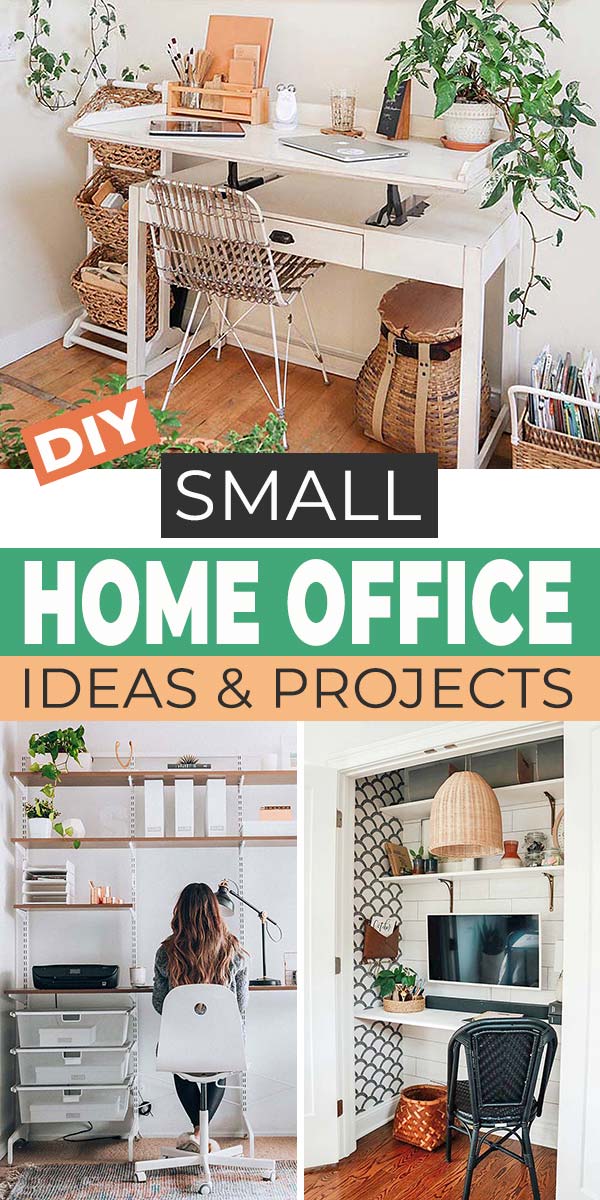 22 Space Saving Ideas for Small Home Office Storage