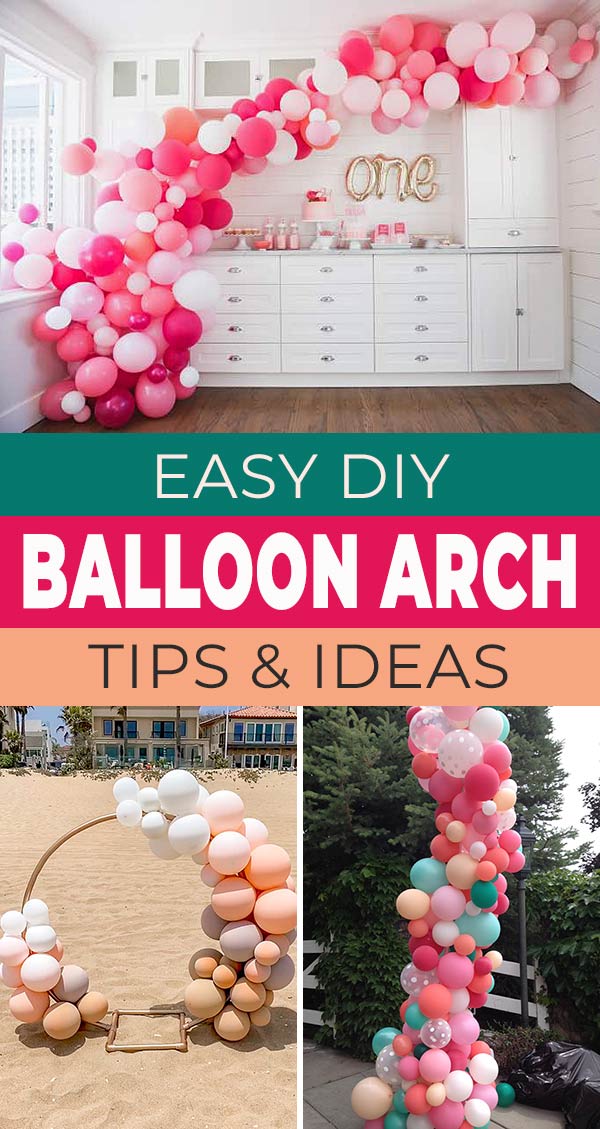 How to Make a Fancy Balloon Arch  Party balloons, Party planning
