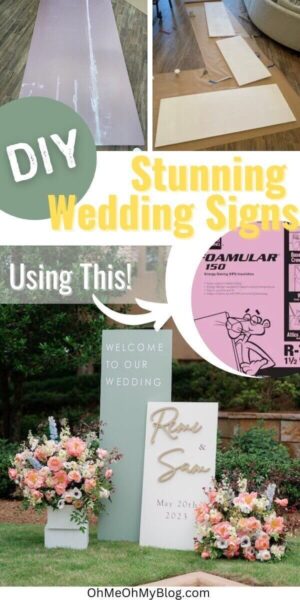 Gemstone Wedding Sign Custom Reception Signage