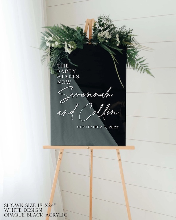 DIY Wedding Welcome Sign Tutorial and Ideas • OhMeOhMy Blog