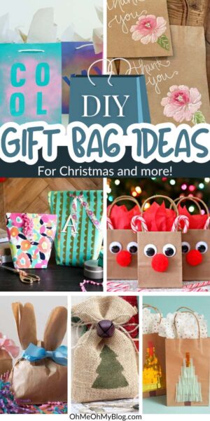 DIY Gift Bags: Ideas for Christmas and more! • OhMeOhMy Blog